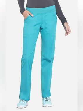 Cherokee WW Rib Knit Waist Scrub Pant